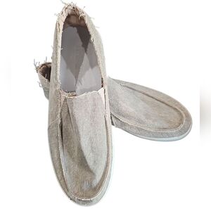 Tony Hawk Slip On Canvas Shoes in Natural Color L👀K SIZE 12 !!! L👀K